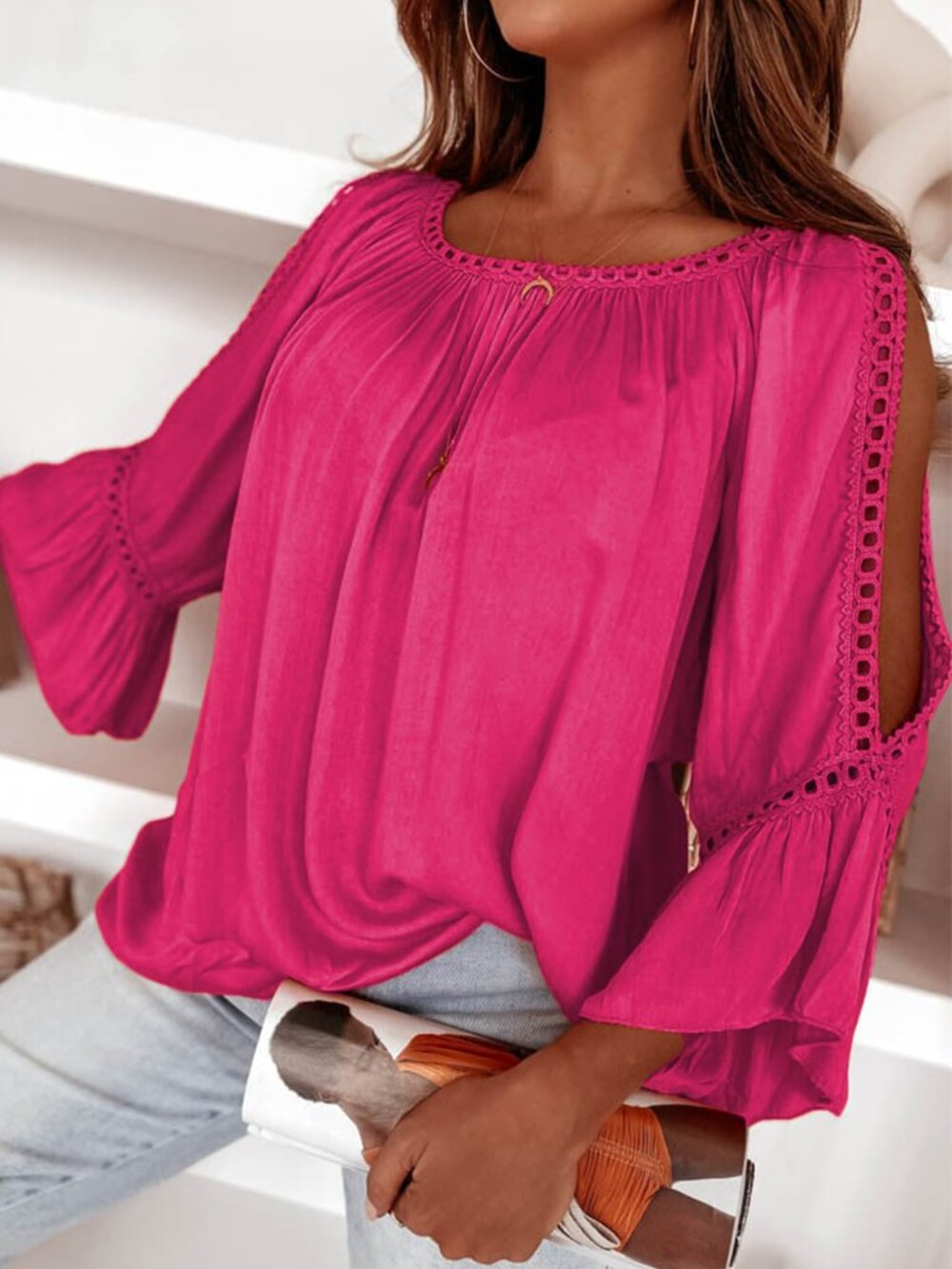 NWOT Pink Blouse
